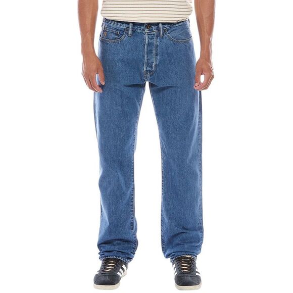 Todd Snyder Mens  Selvedge Blue Dad Wash Classic Fit Jean, Blue - Picture 1 of 3
